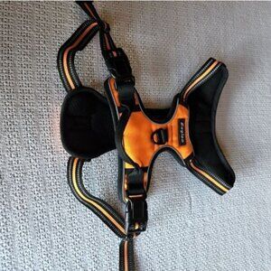 Eagloo Walking Hunter Orange Sz. L Adjustable & Breathable Dog Harness